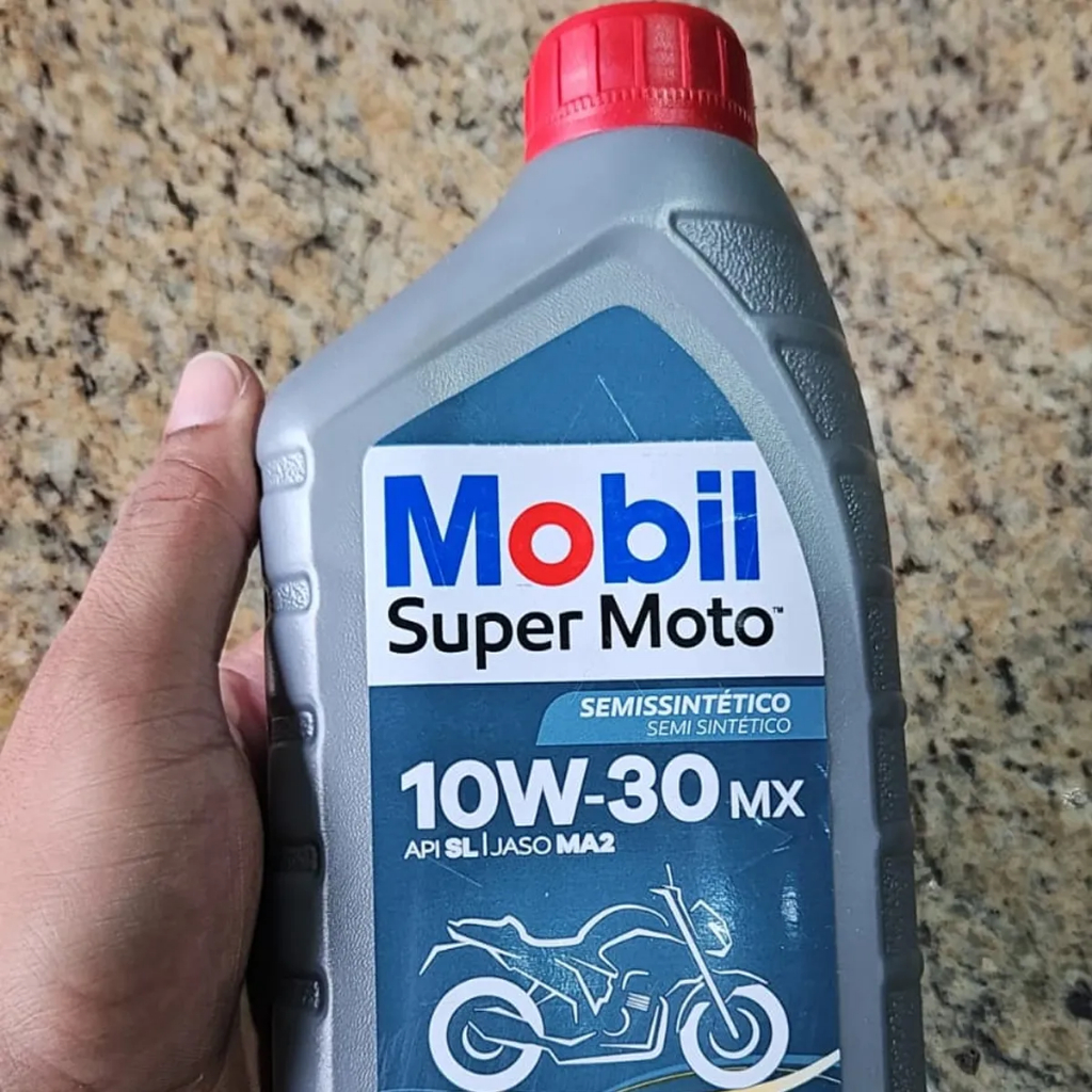 Oleo Mobil 4t Mx 10W30 Óleo 4 Tempos Semi Sintetico Super Moto 1 Litro Motos Quadriciclos em Oferta na Shopee