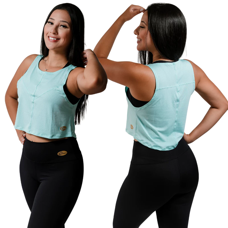 Regata Cropped Feminina: 50% OFF! 🏃‍♀️