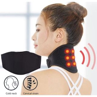 Suporte Cervical com 7 Ímãs e Terapia Infravermelha | Alívio de Dores no Pescoço e Ombros em Oferta na Shopee