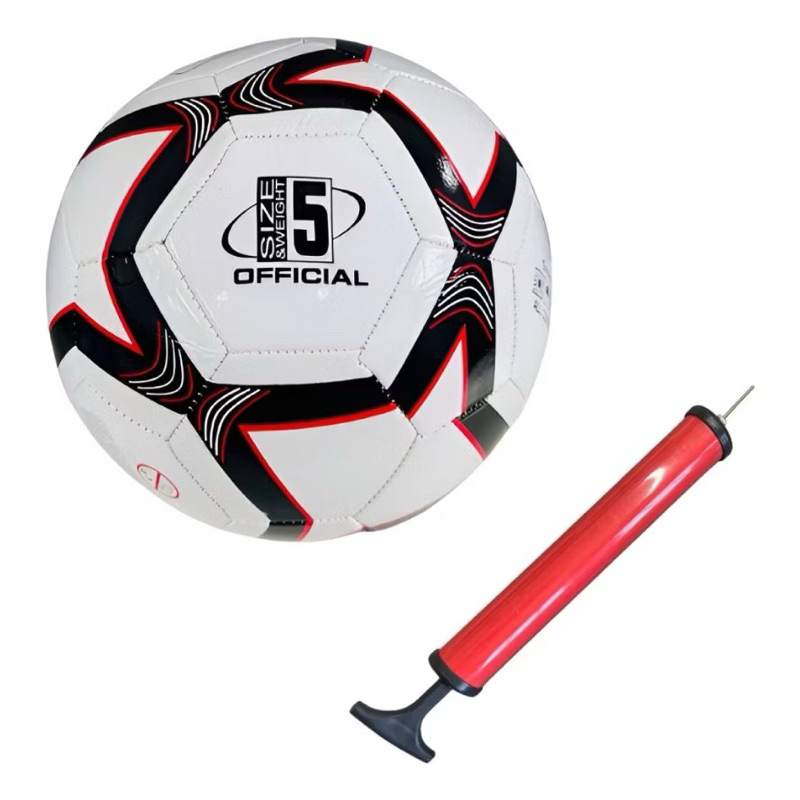 Bola De Futebol De Campo + Bomba De Ar