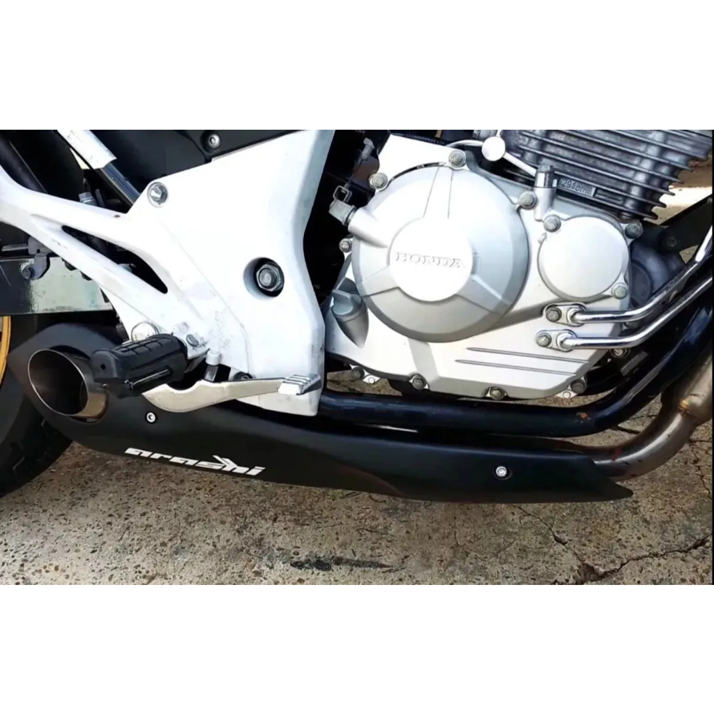 Escapamento Esportivo Inox Arashi Cbx250 Twister 2001 A 2008