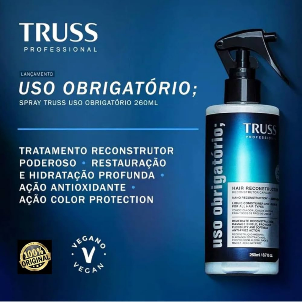 Detalhes do TRUSS Novo Uso Obrigatório - Tratamento Reconstrutor 260ml
