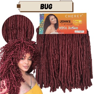 Cabelo Nina Softex Cacheado Dreads Crochet Braids Pacotão Cachos Original 360G 5 em 1 em Oferta na Shopee
