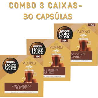 KIT 3 CAIXAS Café Dolce Gusto - VARIOS SABORES –  30 Cápsulas | bebida p/ Máquina Dolce Gusto em Oferta na Shopee
