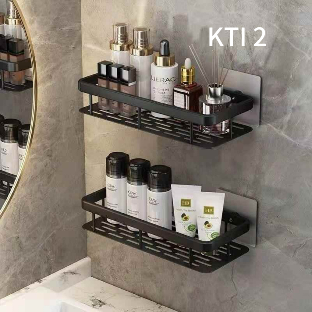 Suporte Organizador De Metal Para Banheiro Cozinha Prateleira Porta Shampoo em Oferta na Shopee