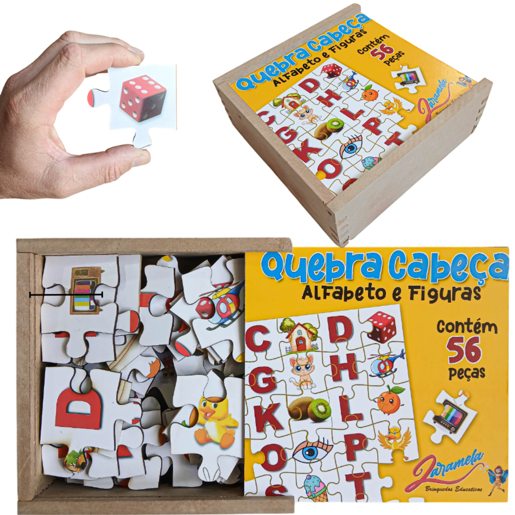 Quebra-cabeça com Figuras: Onde Comprar | BuscaProdutos