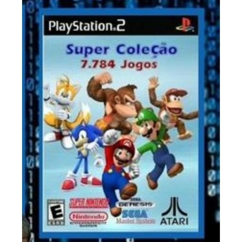 SUPER MEGA COLEÇÃO 7.784 JOGOS/ O MODELO DO CONSOLE NA IMAGEM