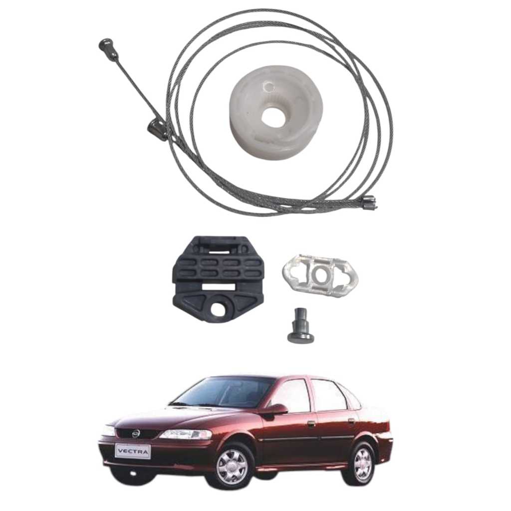Kit Reparo Maquina Vidro Eletrico Traseira Vectra 1996 a 2005