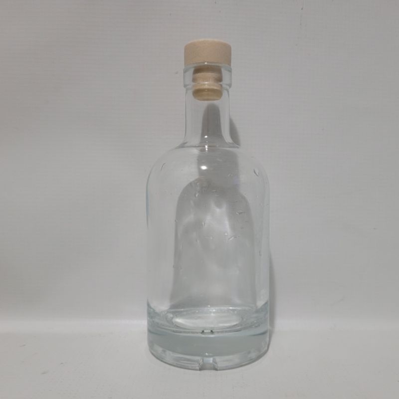 Garrafa de Vidro Kaleido 375ml c/ tampa branca Cod.911