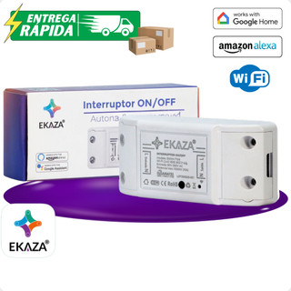 Interruptor Wifi Inteligente Ekaza Automação Alexa Google Home 127/220v rele inteligente wifi