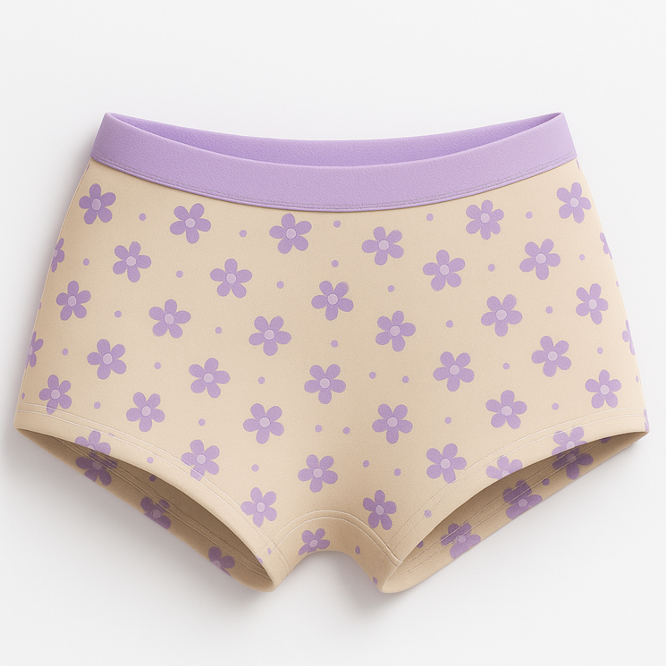 Kit 10 Calcinhas Box Infantil Menina 100% Algodão Estampas Variadas Calcinha Boxer Shortinho