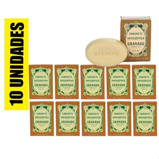 10 Unidades Sabonete Antisséptico Granado Tradicional 90g barra em Oferta na Shopee