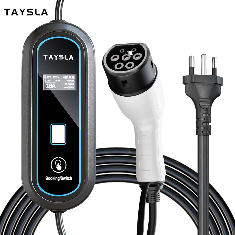 Carregador para Veículo Elétrico TAYSLA 3,5kW Compatível com BYD Dolphin Mini Plugue BR 20A