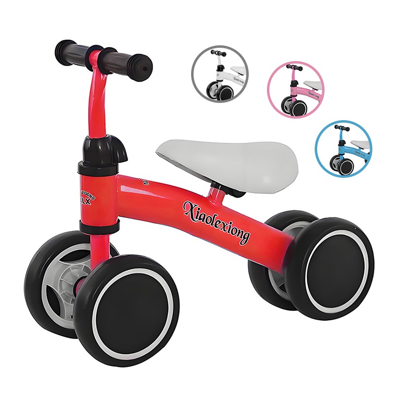 Bicicleta De Equilíbrio Andador Infantil Sem Pedal 4 Rodas P14