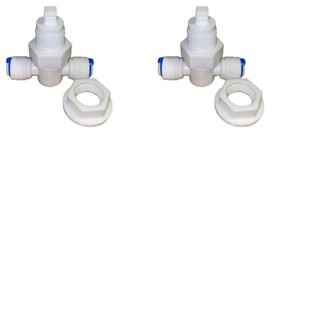Registro Purificador 1/4 X 1/4 Com Haste E Porca - 2 Unid