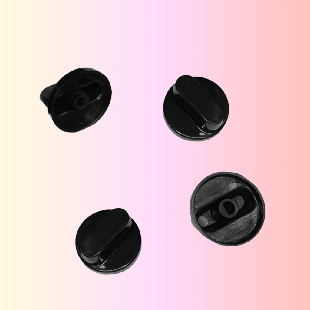 Botão Manípulo para Fogão ou Cooktop Electrolux (jg c/4 pçs) 4 bocas Rosa Maria