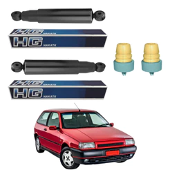 PAR AMORTECEDOR TRASEIRO TIPO 93 A 97 ORIGINAL NAKATA + KITS