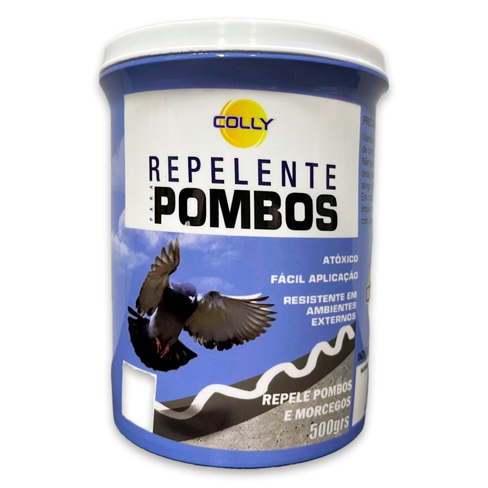 Repelente Pombo Gel Inibe Pouso  500gr - Gel Espanta Morcegos Pombos | Uso Externo