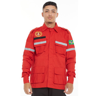 Gandola Tática C/ Brasão Vermelha Rip Stop em Oferta na Shopee