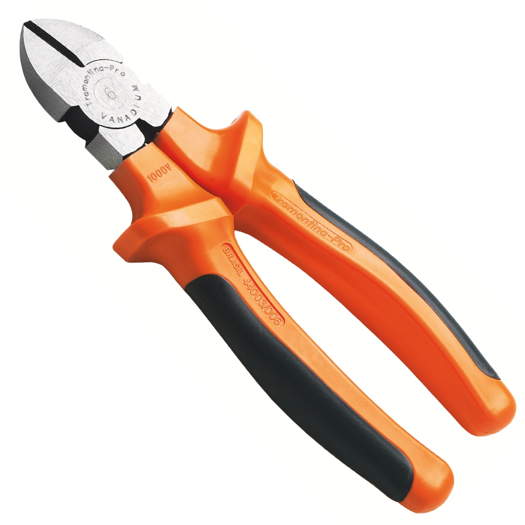 Alicate Corte Diagonal 6" Tramontina PRO Isolado 1000V 44003/106 em Oferta na Shopee