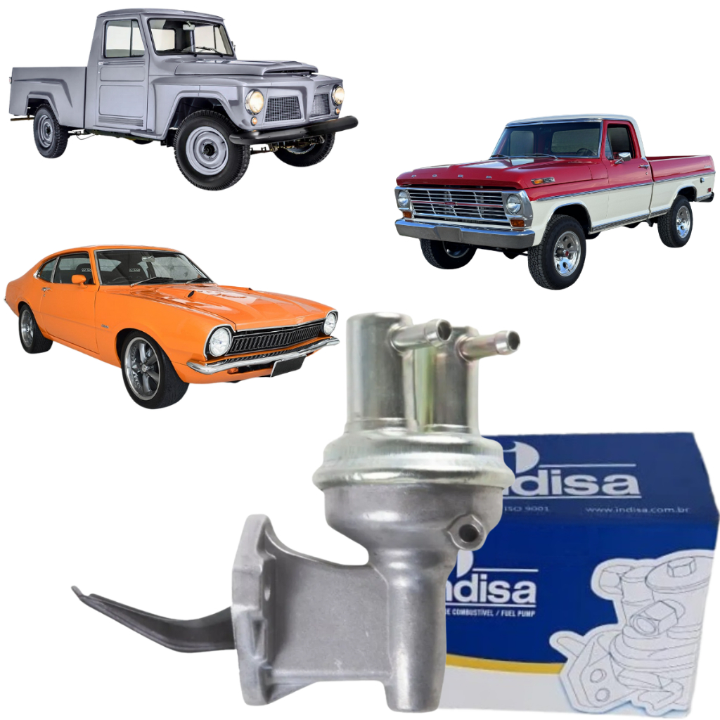 Bomba de Combustível Indisa Para Ford F75 F100 Maverick 3.0 1960 Até 1976 6 Cilindros BC6734 em Oferta na Shopee
