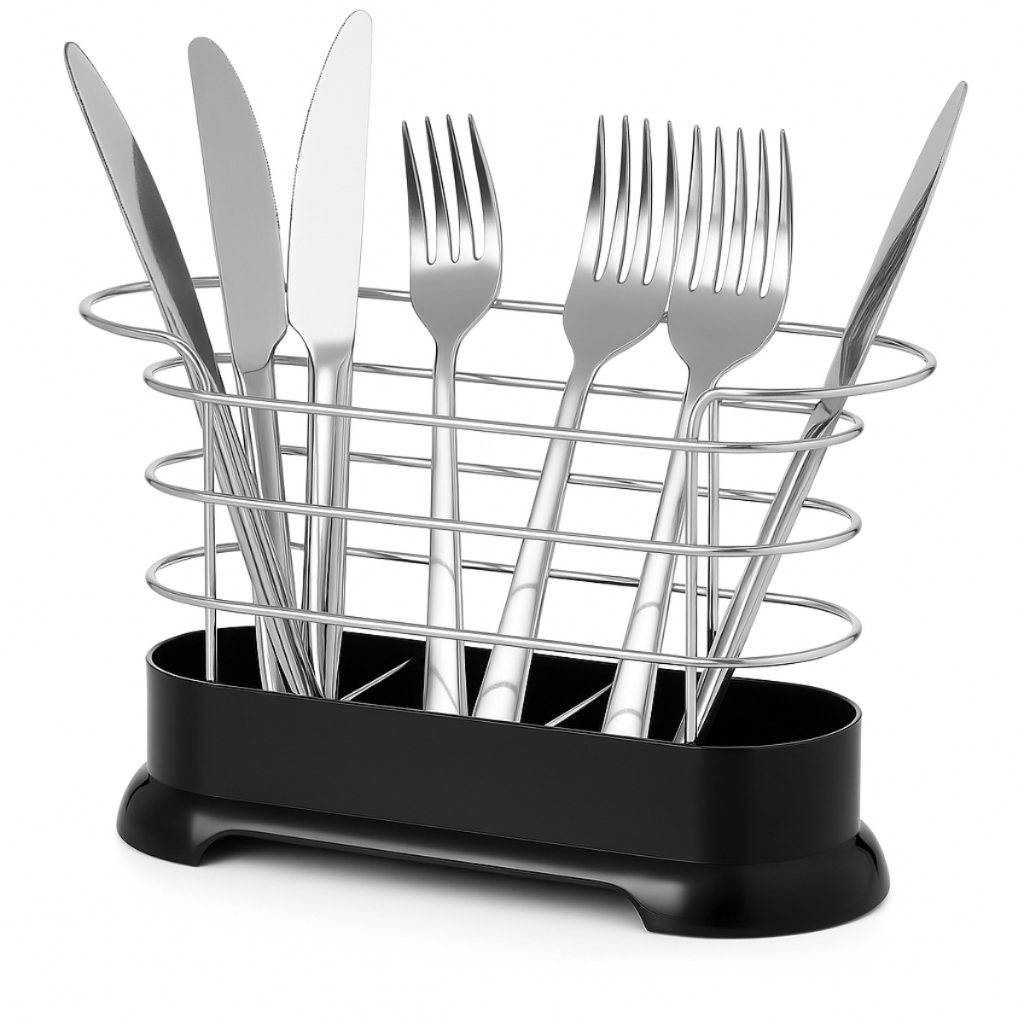 Porta Talheres Mestre Cuca Preto N334-7 - Niquelart em Oferta na Shopee