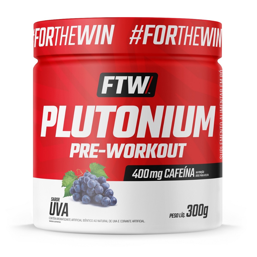 FTW Plutonium Pre- Workout - 300G Uva - Health