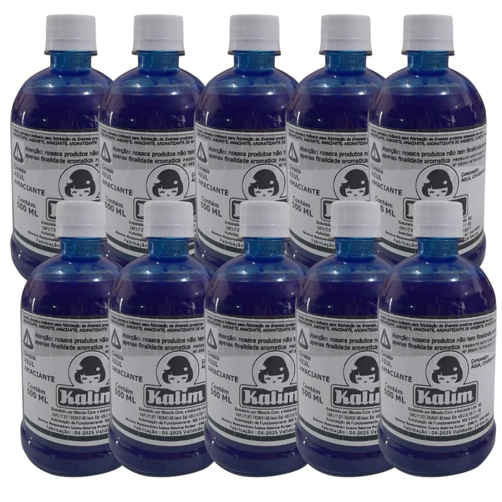 10 Corantes De 500ml P/ Produtos De Limpeza para sabão ,amaciante, desinfetante , detergente, aromatizantes, difusores em Oferta na Shopee