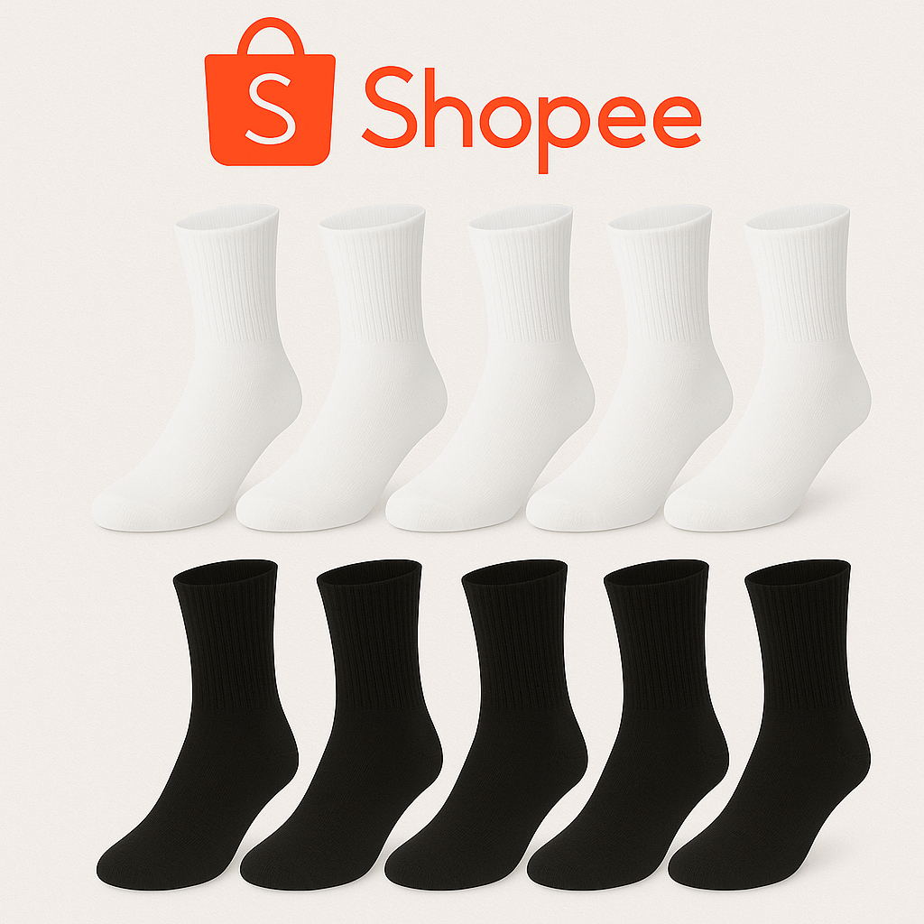 KIT MEIA MASCULINA LONGA CANO ALTO ALGODÃO CONFORTO E ESTILO - Conforto Diário Tam. 40-46 em Oferta na Shopee