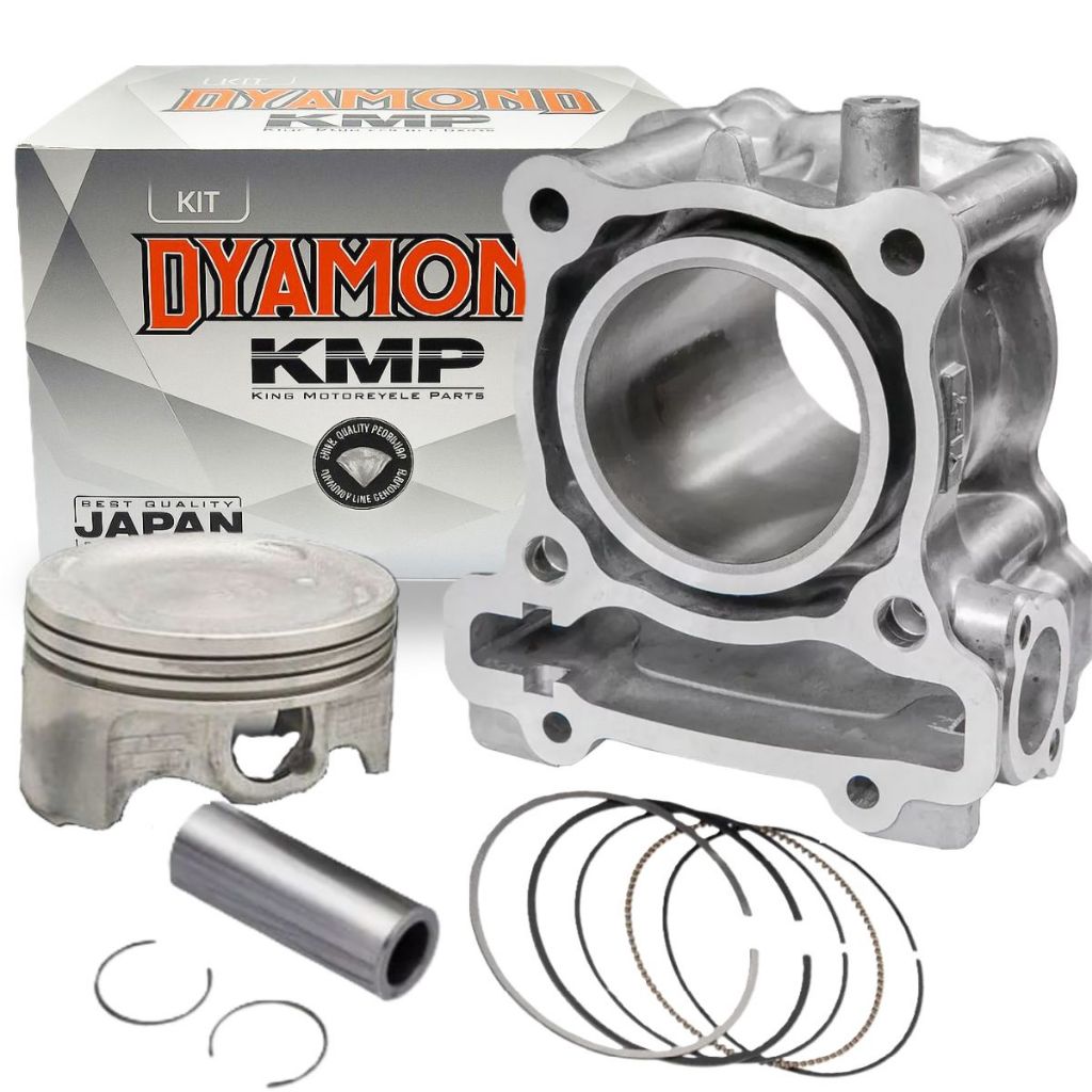 Kit Cilindro Nmax 160 (Pistão + Anéis) Kmp Dyamond em Oferta na Shopee