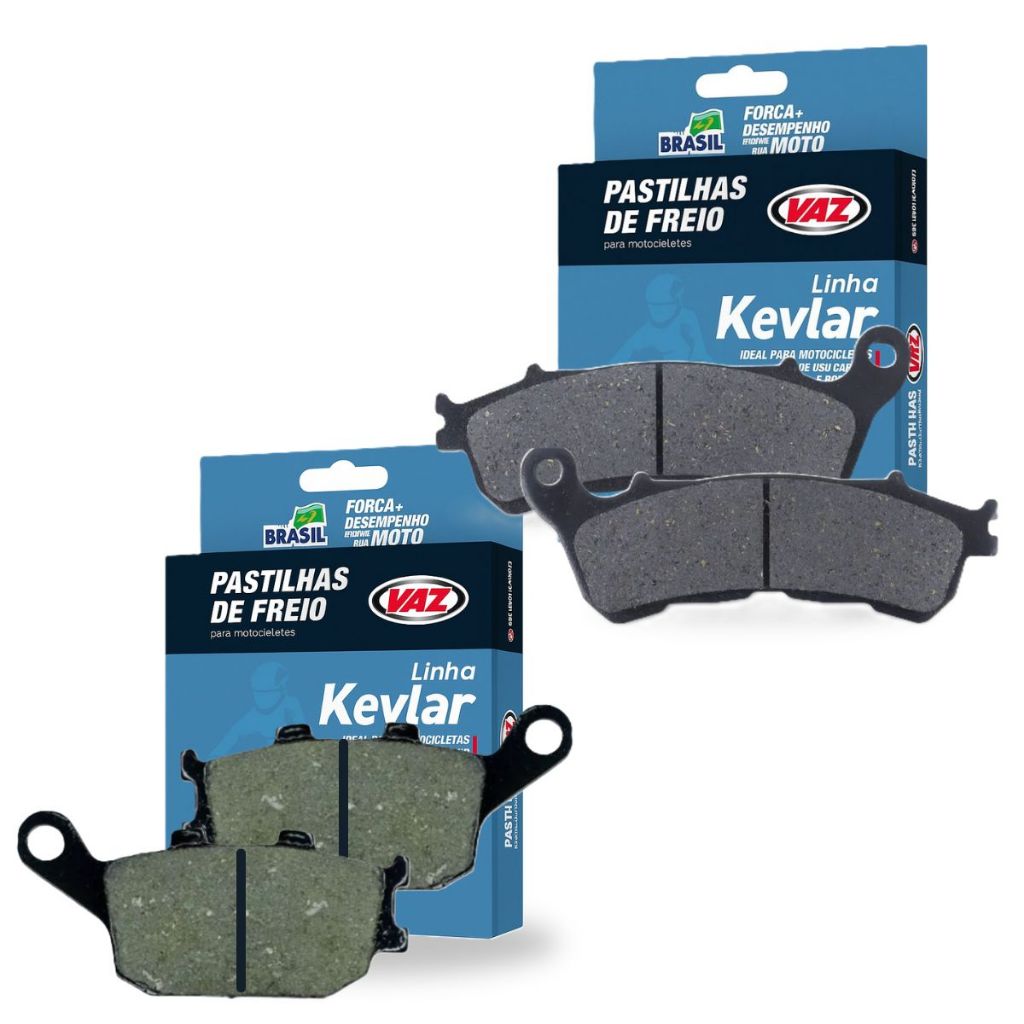 Kit Pastilhas de Freio Xre 300 Abs 2009 A 2018 Ecopads Vaz em Oferta na Shopee