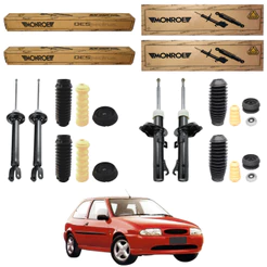 KIT 4 AMORTECEDOR FIESTA 96 A 2000 ORIGINAL MONROE + KITS