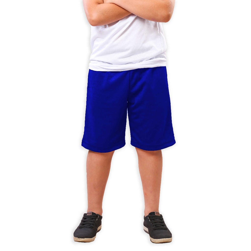 Bermuda Infantil Helanca Uniforme Escolar Menino