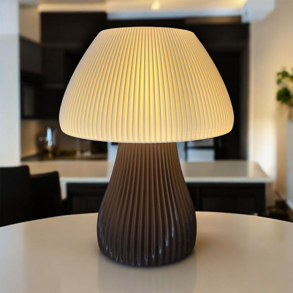 Abajur Luminária De Mesa Sala Quarto Cogumelo