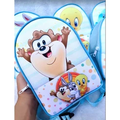 Kit 15 Mochilas Looney Tunes Personalizadas, lembrancinha Festa Infantil, aniversário, mochilinhas