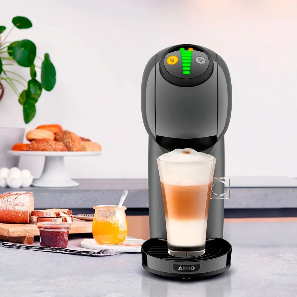 Cafeteira Expresso Nescafé Dolce Gusto Arno Genio S Basic Grafite