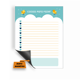 quadro planner magnetico geladeira planejador em Oferta na Shopee