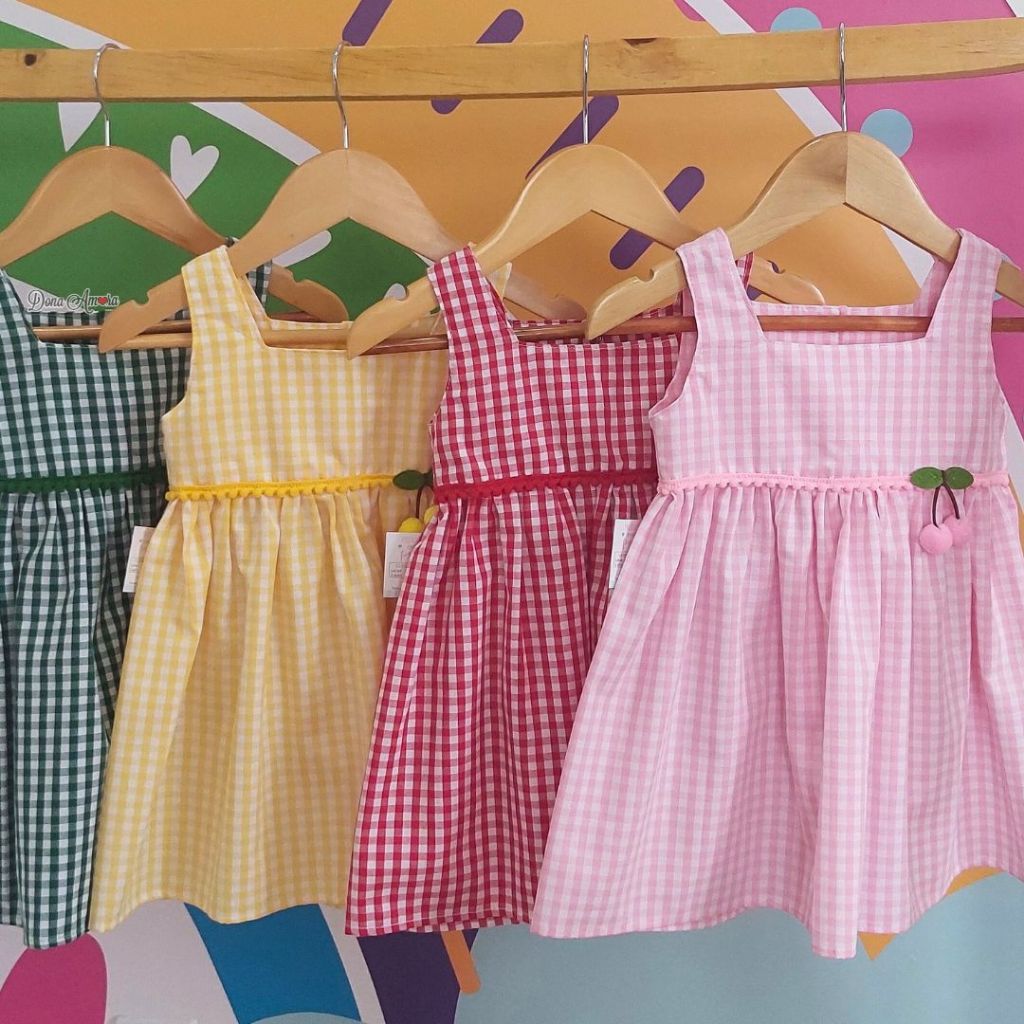 Vestido para bebê menina 100% algodão estampas encantadoras