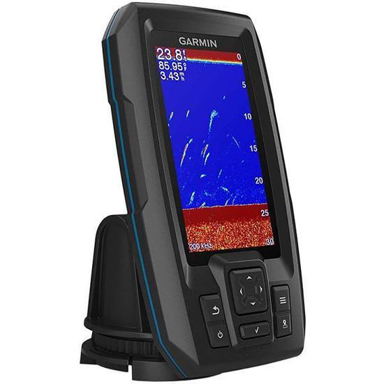 Sonar GPS para Pesca Striker 4 Plus com Transdutor de Peixe Duplo na caixa