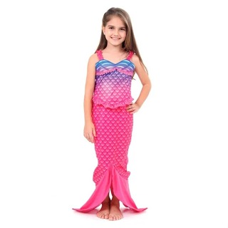 Fantasia Sereia Infantil Com Cauda em Oferta na Shopee