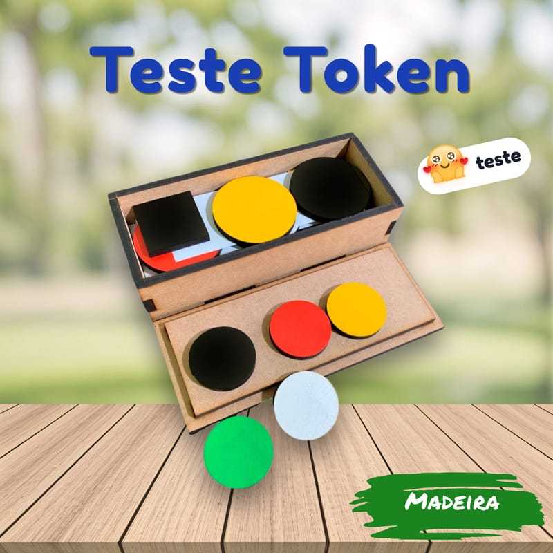 Teste Token Em Madeira 20 Peças + Folhas de Aplicação Avaliação Cognitivo Psicopedagógico em Oferta na Shopee