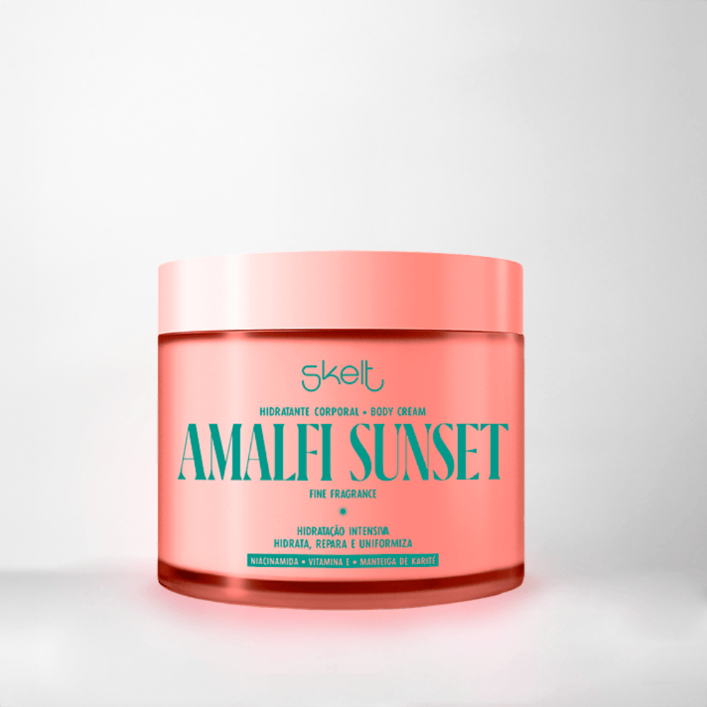 Hidratante Desodorante Corporal Amalfi Sunset 200g Skelt em Oferta na Shopee