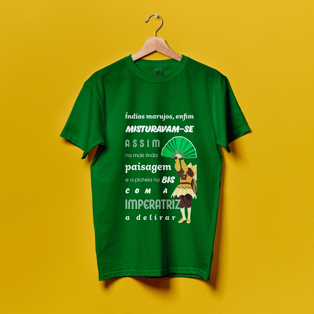 Camiseta Imperatriz Leopoldinense 1994 - Catarina de Médicis Na Corte Dos Tupinambôs e Tabajeres