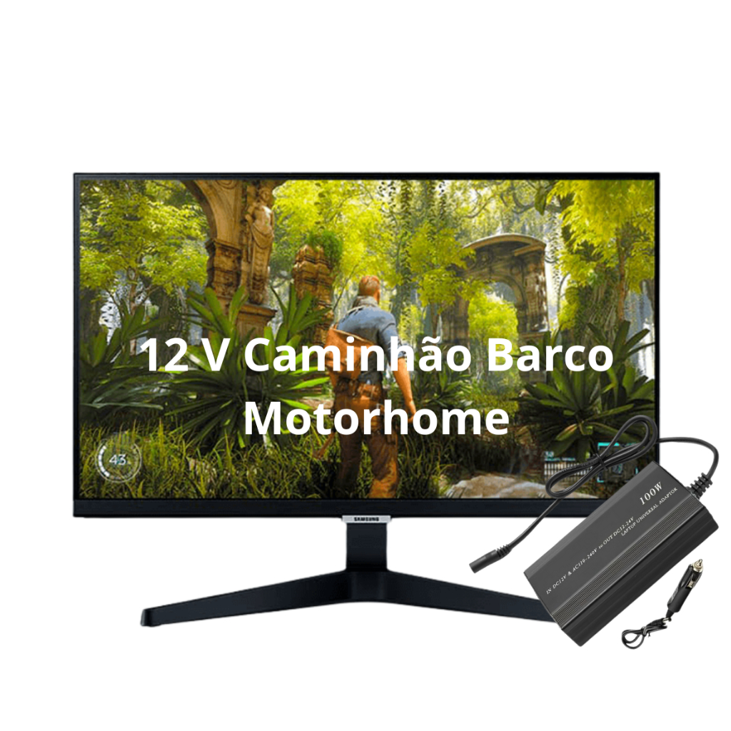 Tv Smart 24" Full Hd (Nao tem conversor dig.) Youtube Netflix 12v Caminhão Motorhome Barco 110/220v Novo na Caixa