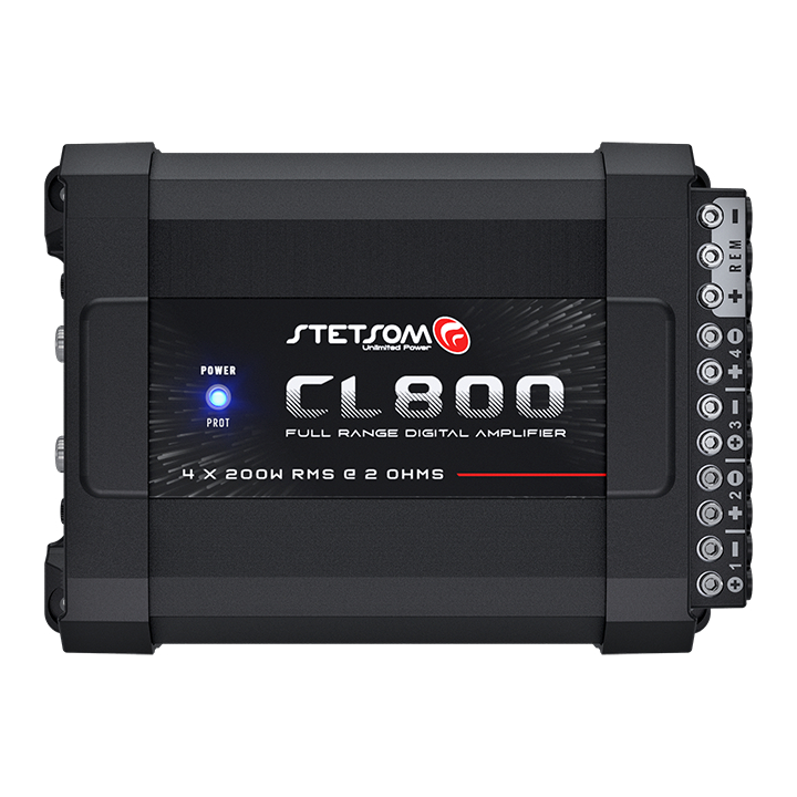 Módulo Stetsom CL800 4 Canais 400W RMS Full Range 2 Ohms em Oferta na Shopee