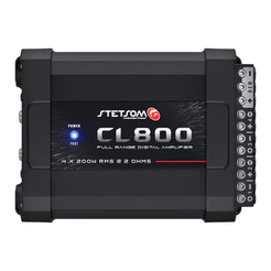 Módulo Stetsom CL800 4 Canais 400W RMS Full Range 2 Ohms