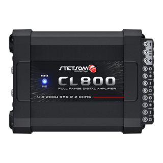 Módulo Stetsom CL800 4 Canais 400W RMS Full Range 2 Ohms em Oferta na Shopee