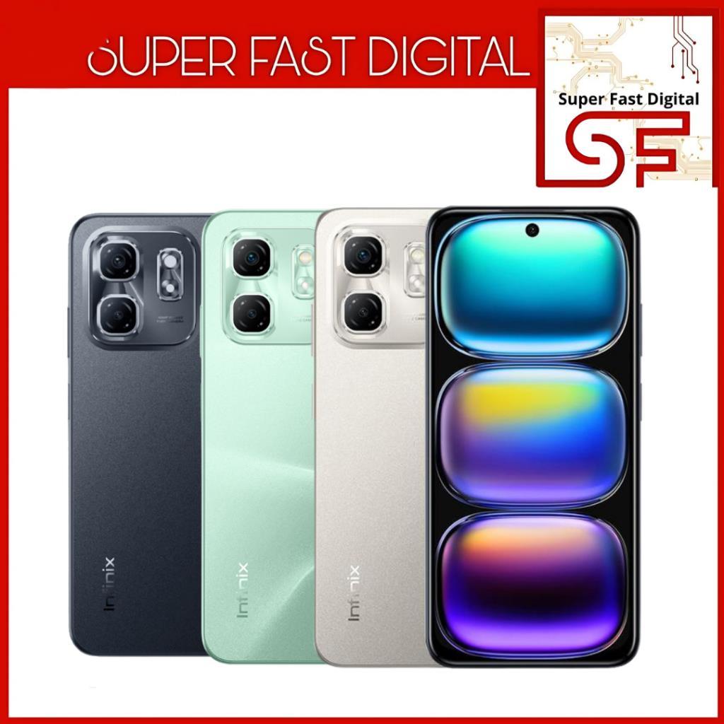 Infinix Hot 50i, 256GB e 4GB RAM, Câmera 48MP, Processador MediaTek Helio G81, Bateria 5000Mah, Novo, Versão Global - Mobile & Gadgets