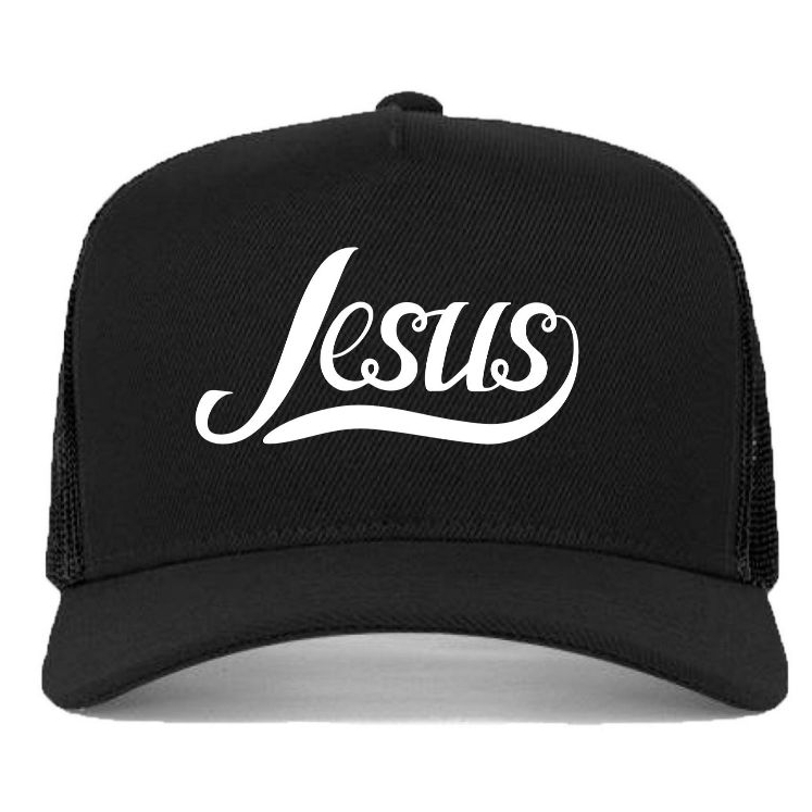 Boné Religioso Jesus  Snapback Trucker Aba Curva   Promoção