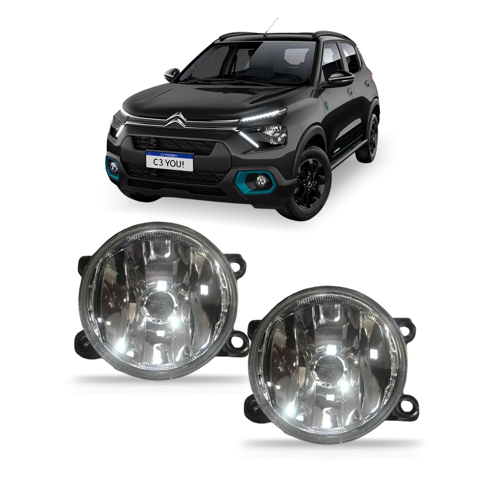 FAROL MILHA AUXILIAR CITROEN C3 2009 A 2012 307 2007 A 2010 LD/LE em Oferta na Shopee
